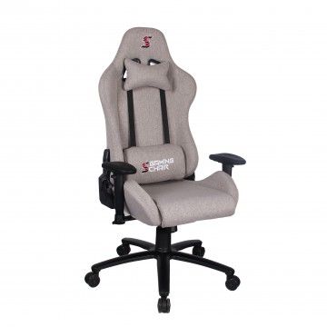 SparkGaming 2.0 Fabric Gaming Chair DK035 LIGHT GREY SPARK GAMING - 1