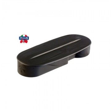Black plastic hub cover Piaggio Vespa Px 125-150cc-Pe 200cc 232 RMS CLASSIC - 1