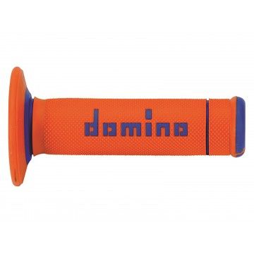PAIR OF X-TREME ORANGE/BLUE DOMINO GRIPS code A19041C4845A7-0 DOMINO - 1