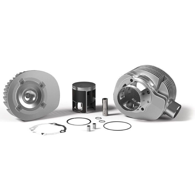 MALOSSI 68.5 ALUMINUM CYLINDER KIT CVF2 WITH 16 PIN FOR VESPA COSA - PX AND 2T 200 CC  MALOSSI - 1