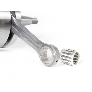 FABBRI RACING rotary valve crankshaft, 53mm stroke, 102mm connecting rod, for Vespa PK50 XL/XL2 conversion to 125cc (Ø20mm cone)