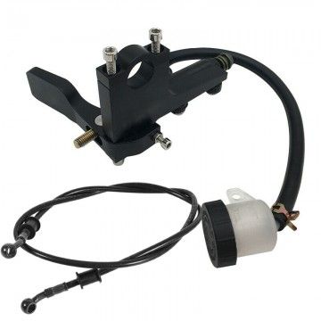 Freno Posteriore a Pollice Completo Per Pitbike Minigp Ovhale Motard - Tubo da 130 cm  AVO - 1