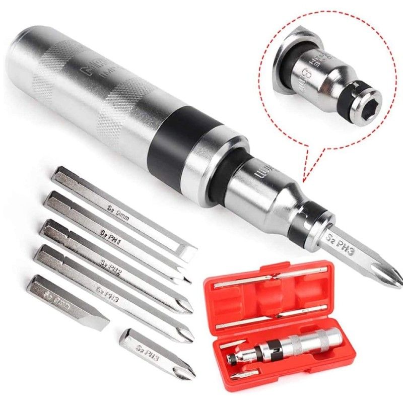 AVO Impact Screwdriver with Interchangeable Tips - 3