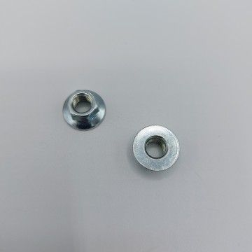 Flanged nut with M7 internal thread and external hexagon for 10 mm wrench  AVO - 1
