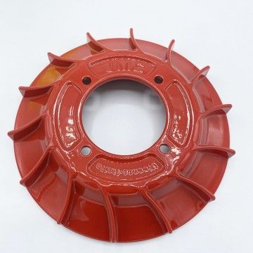 VMC RACING 14-fin aluminum Vespa ignition fan, glossy painted - 3