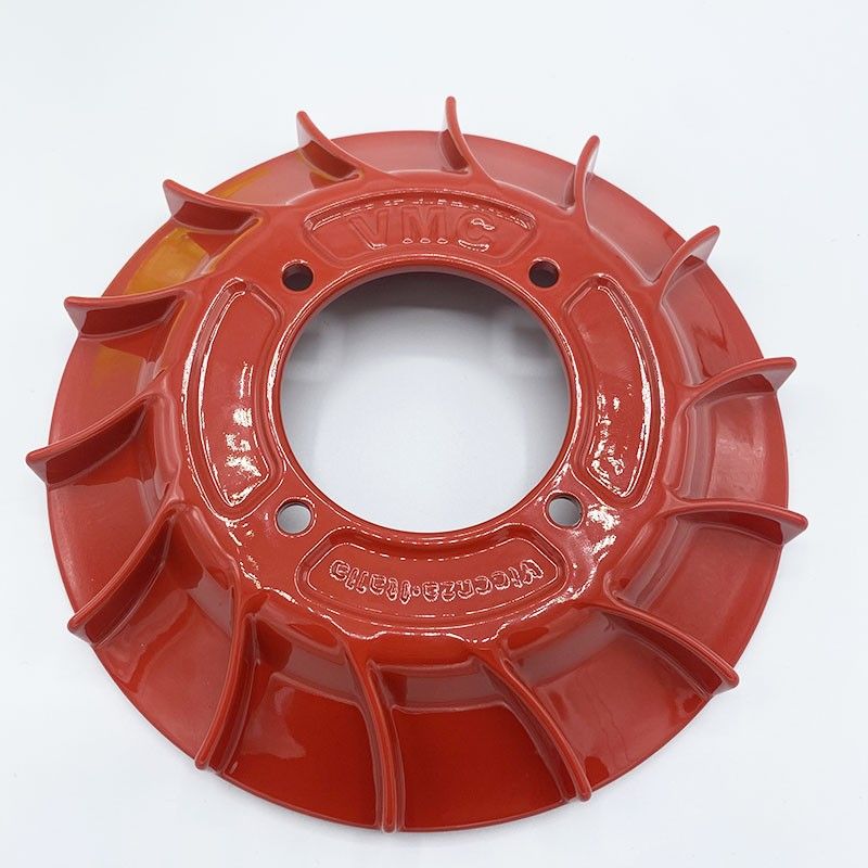 VMC RACING 14-fin aluminum Vespa ignition fan, glossy painted - 1