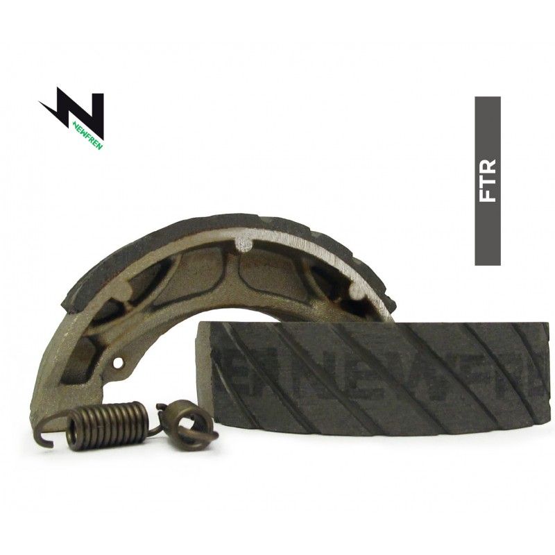 WATERPROOF BRAKE SHOES Front Vespa 125 - GS 160 - RALLY 200 - SPRINT 150 - SS 180 NEWFREN : GF0024FTR  NEWFREN - 1