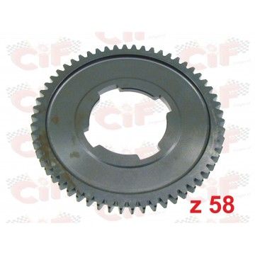INGRANAGGIO DI 1^ VELOCITA' ( Z 58) VESPA 50-PRIMAVERA-ET3 CIF : 6519	  CIF - 1