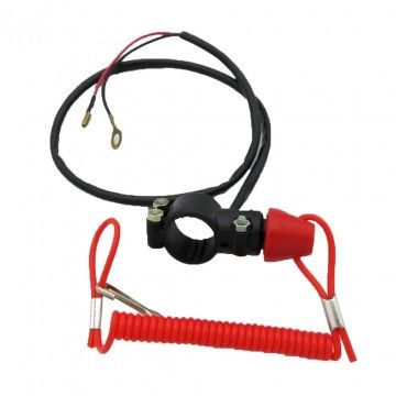 Interruttore Spegnimento di emergenza a strappo per moto, motocross, minimoto-miniquad e minicross  AVO - 1