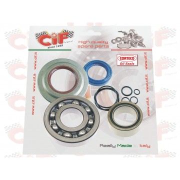 CRANKSHAFT OVERHAUL KIT WITH CORTECO OIL SEALS VESPA PX PE 125-150-200 CIF : 5180-KTV CIF - 1