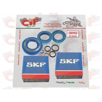 KIT REVISIONE ALBERO MOTORE CON PARAOLI CORTECO VESPA 50-90-125 PRIMAVERA CIF : 5169-KT  CIF - 1