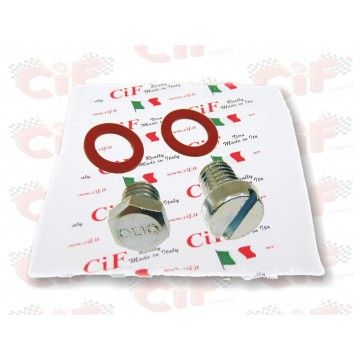 KIT VITI CARICO/SCARICO OLIO MOTORE VESPA PX PE - PK CIF : 10286-KT  CIF - 1