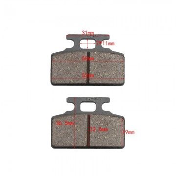 Brake Pads for Pitbike 50 - 250 cc Mod. 1 Organic AVO - 1