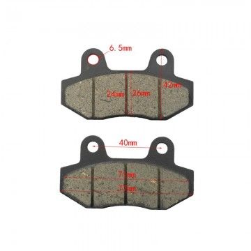 Brake Pads for Pitbike 50 - 250 cc Mod. 3 Organic CH AVO - 1