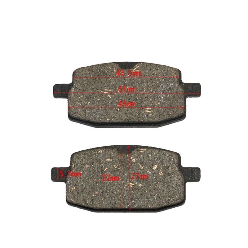 Brake Pads For Pitbike 50 - 250 cc Mod. 5 Organic  AVO - 1
