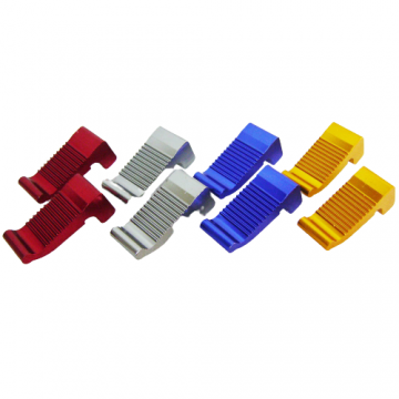 AVO CNC colored minibike footpegs - 1