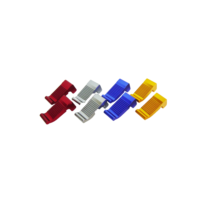 AVO CNC colored minibike footpegs - 1