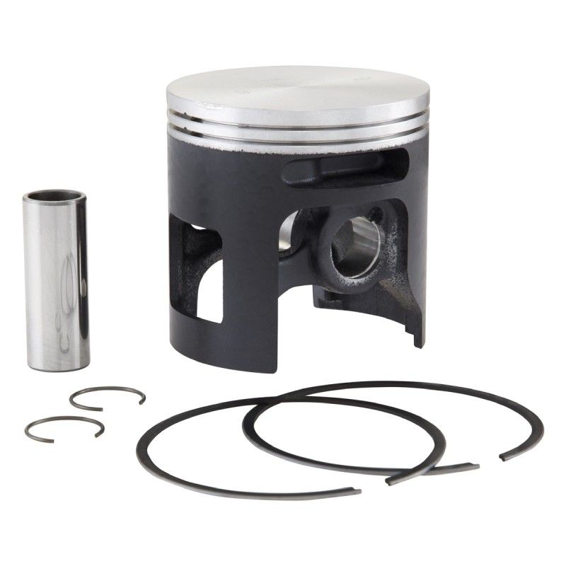Piston 63 (62.97) Double ring METEOR for VMC STELVIO Sel. 03 For Vespa  VMC RACING - 1