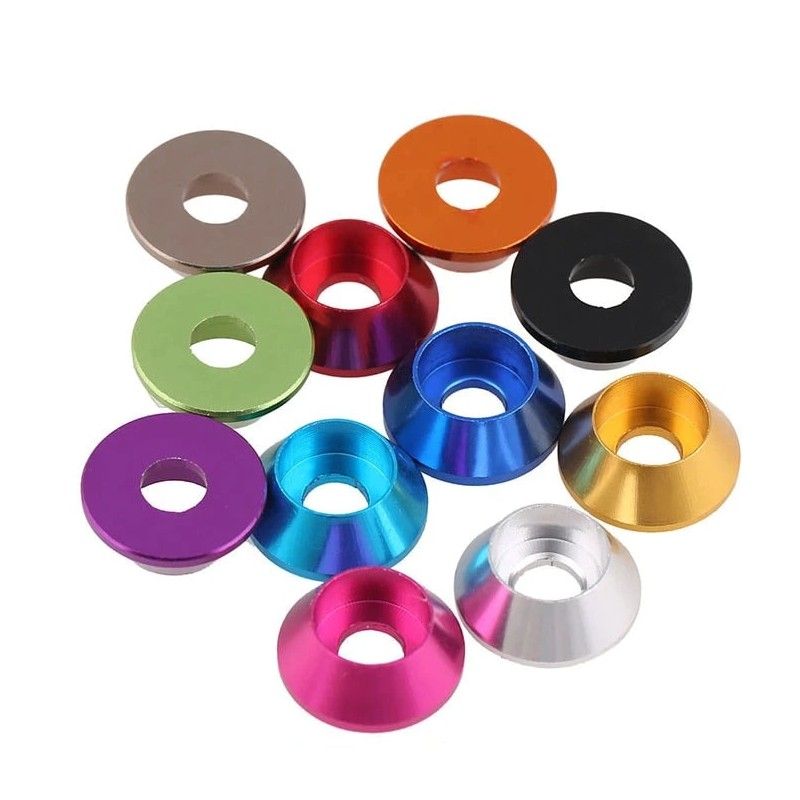 M6 Aluminum Countersunk Washer Protects Screws  AVO - 1