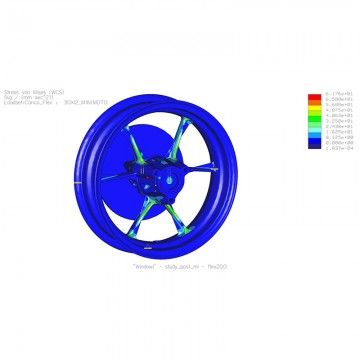 Rim 3.00 4 Holes Pitbike Motard 12" VMC Superlight - Bearing 15 mm VMC RACING - 8