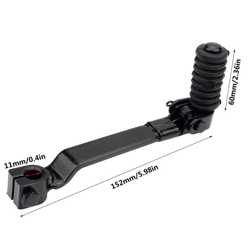 Stainless steel folding gear lever suitable for 50cc - 250cc  AVO - 3