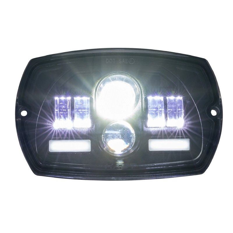 FARO A LED VESPA 50 SPECIAL FANALE ANTERIORE GRUPPO OTTICO 3000 LUMEN 12V - ITALKAST  ITALKAST - 11