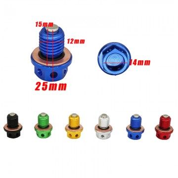 Anodized Ergal Magnetic Engine Oil Cap for Pitbike YX / GPX AVO - 1