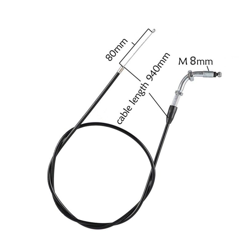Angled Throttle Cable for Minimoto / Minicross / Miniquad AVO - 1