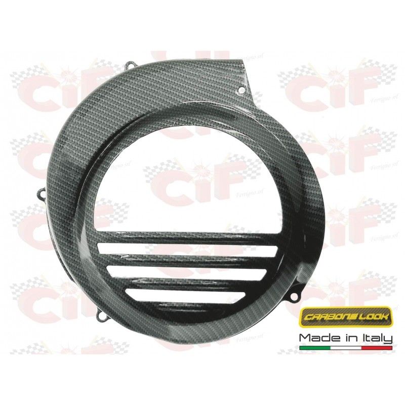 IRON FAN COVER " CARBONE LOOK" VESPA PX DISC BRAKE - PXE RAINBOW - COSA CIF : 5094-CARB
  CIF - 1