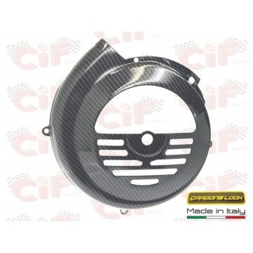 IRON FAN COVER " CARBONE LOOK" VESPA 50 - 90 - 125 PRIMAVERA ET3 CIF : 5093-CARB  CIF - 1