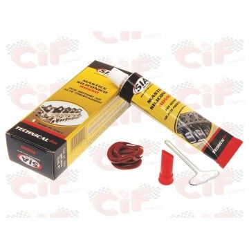 RED MASTIC "555" HIGH TEMPERATURE FOR GASKETS 75 ML CIF .  CIF - 1