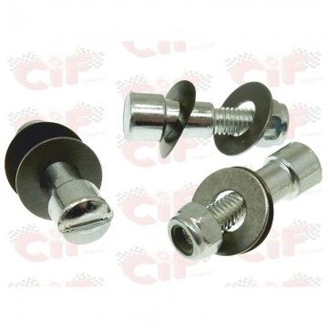 TC (SLOTTED) SCREW WITH SELF-LOCKING NUT AND WASHERS CIF : 5025  CIF - 1
