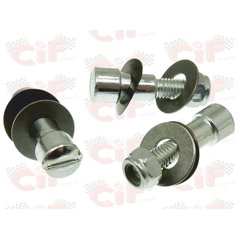 TC (SLOTTED) SCREW WITH SELF-LOCKING NUT AND WASHERS CIF : 5025  CIF - 1