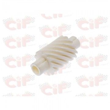 KM COUNTER TRANSMISSION PINION (12 STARTS) WHITE VESPA PX PE UNTIL 1981 CI  CIF - 1