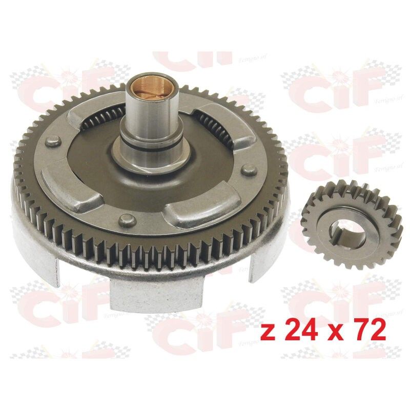 TRANSMISSION BELL Z 24x72 STRAIGHT TEETH WITH CIF DRIVE COUPLING: 5983 CIF - 1