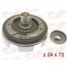 CAMPANA TRASMISSIONE Z 24x72 DENTI DIRITTI CON PARASTRAPPO CIF : 5983