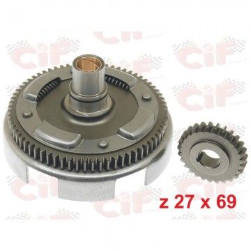 TRANSMISSION BELL Z 27x69 STRAIGHT TEETH WITH CIF DRIVE COUPLING: 5984  CIF - 1