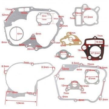 Engine Gasket Kit YX 110cc Electric Start  AVO - 1