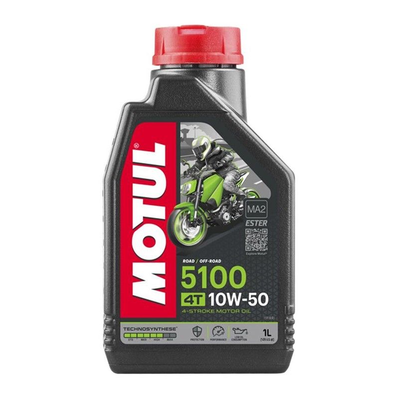 Motul 5100 10W-50 4t Engine Oil 1 Liter  MOTUL - 1
