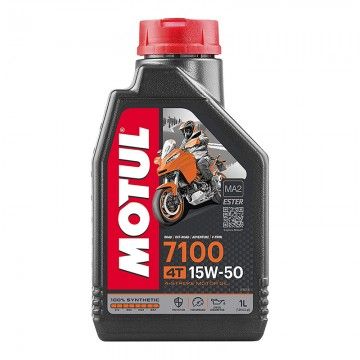 Motul 7100 15W-50 4T Engine Oil 1 Liter  MOTUL - 1