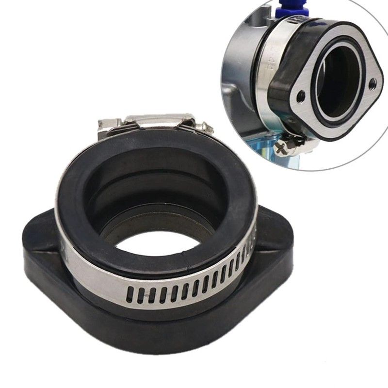 Rubber Flange / Adapter for MIKUNI VM24 OKO KOSO KEIHI AVO Carburetor - 1