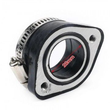 Flangia in gomma / Adattatore per carburatore MIKUNI VM24 OKO KOSO KEIHIN PE26, 28 e 30mm PitBike  AVO - 5
