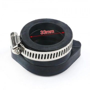 Flangia in gomma / Adattatore per carburatore MIKUNI VM24 OKO KOSO KEIHIN PE26, 28 e 30mm PitBike  AVO - 3