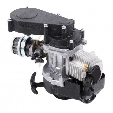 Motore Mini Moto Quad Cross Monoblocco 49cc Carburatore 12 mm - Riduttore Lungo  AVO - 3
