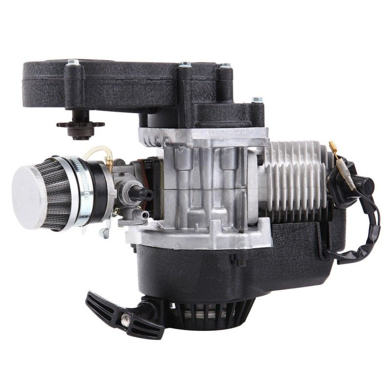 Mini Moto Quad Cross Engine Monoblock 49cc 12mm Carburetor - Short Reducer  AVO - 4