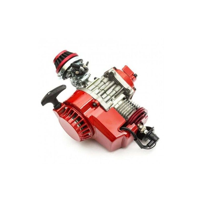 49cc 2-Stroke Mini Moto Quad Dirt Bike Engine Split Head with 14mm Carburetor  AVO - 2