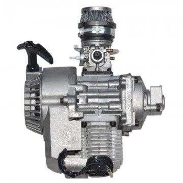 Minimoto Engine 4 Ports Monoblock 50cc + 12 CH Carburetor  AVO - 4