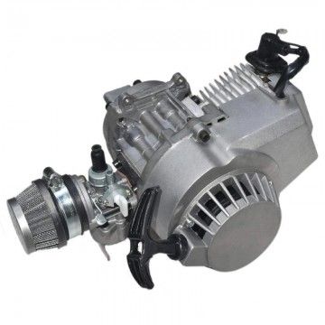 Motore Minimoto 4 travasi Monoblocco 50cc + Carburatore 12 CH  AVO - 2