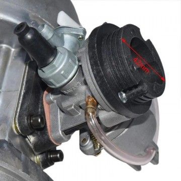 Motore Minimoto 4 travasi Monoblocco 50cc + Carburatore 12 CH  AVO - 9