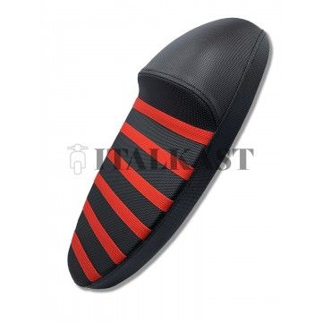 ItalKast 2.0 Single Seat Saddle for Vespa 50, Special, Et3 - GRIP RED  ITALKAST - 1